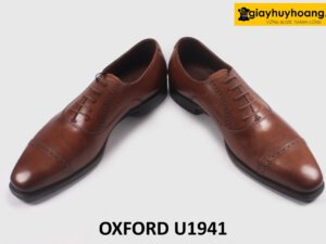 Giày tây nam Oxford captoe sang trọng U1941 004
