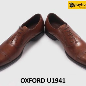 Giày tây nam Oxford captoe sang trọng U1941 004