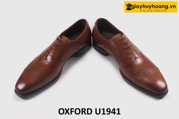 Giày tây nam Oxford captoe sang trọng U1941 004