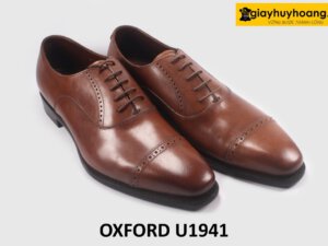 Giày tây nam Oxford captoe sang trọng U1941 003