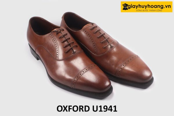 Giày tây nam Oxford captoe sang trọng U1941 003