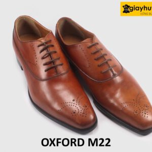 Giày da oxford nam da bò chính hãng M22 003