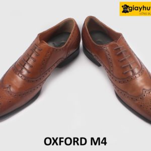Giày oxford nam đục lỗ cánh chim cao cấp M4 004