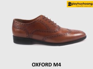 Giày oxford nam đục lỗ cánh chim cao cấp M4 001