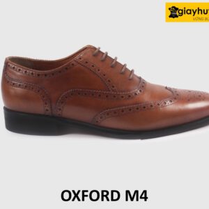 Giày oxford nam đục lỗ cánh chim cao cấp M4 001