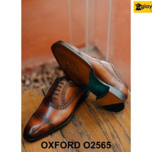 Giày da nam Brogues chính hãng thời trang Oxford O2565 003