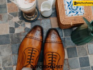 Giày da nam trẻ trung phong cách Oxford O2567 004