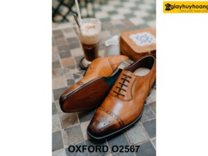 Giày da nam trẻ trung phong cách Oxford O2567 002
