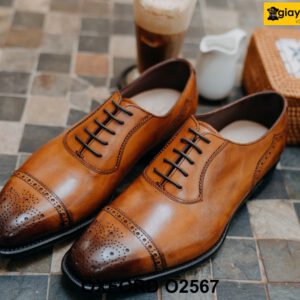 Giày da nam trẻ trung phong cách Oxford O2567 001