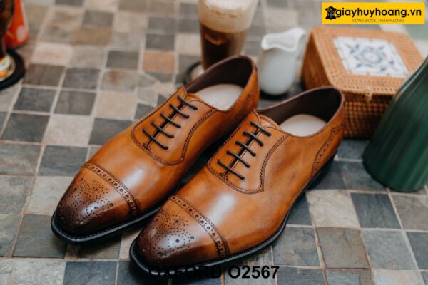 Giày da nam trẻ trung phong cách Oxford O2567 001