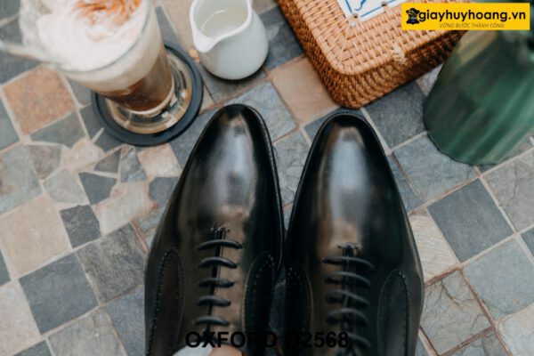 Giày da nam mũi trơn cá tính Oxford O2568 004