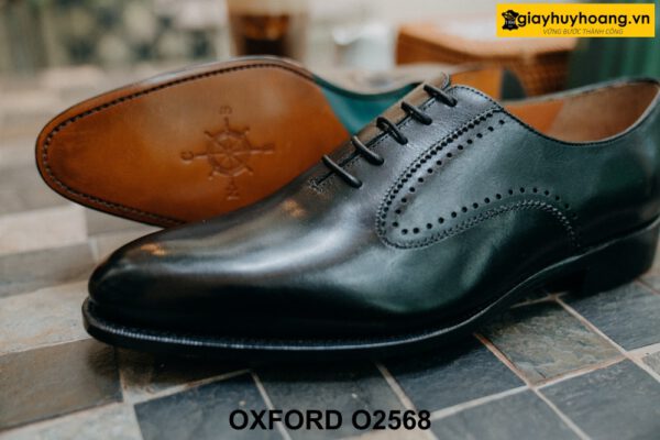 Giày da nam mũi trơn cá tính Oxford O2568 003