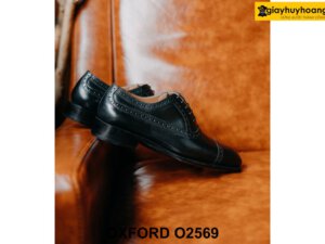 Giày tây nam chính hãng Semi Brogues Oxford O2569 005