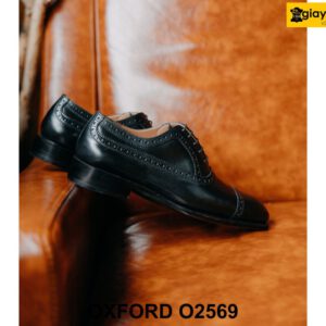 Giày tây nam chính hãng Semi Brogues Oxford O2569 005