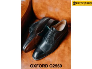 Giày tây nam chính hãng Semi Brogues Oxford O2569 004