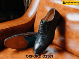 Giày tây nam chính hãng Semi Brogues Oxford O2569 003