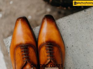 Giày thời trang nam da bê cao cấp Oxford O2573 005