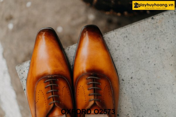 Giày thời trang nam da bê cao cấp Oxford O2573 005
