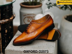 Giày thời trang nam da bê cao cấp Oxford O2573 003