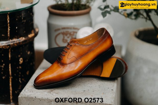 Giày thời trang nam da bê cao cấp Oxford O2573 003