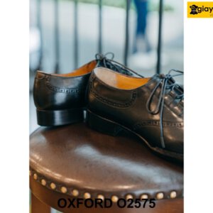 Giày da nam chính hãng buộc dây đẹp Oxford O2575 004