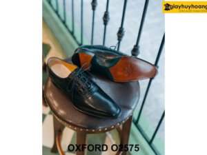 Giày da nam chính hãng buộc dây đẹp Oxford O2575 003