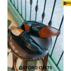 Giày da nam chính hãng buộc dây đẹp Oxford O2575 003