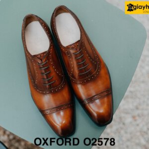 Giày tây oxford nam công sở sang trọng Oxford O2578 001