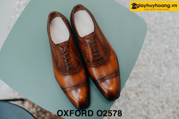 Giày tây oxford nam công sở sang trọng Oxford O2578 001
