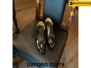 Giày da oxford nam họa tiết cánh chim Oxford O2579 001