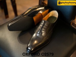 Giày da oxford nam họa tiết cánh chim Oxford O2579 003
