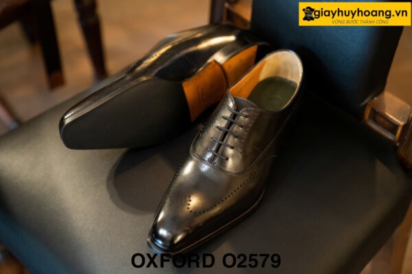 Giày da oxford nam họa tiết cánh chim Oxford O2579 003