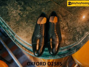 Giày tây da Oxford nam captoe cổ điển O2585 001