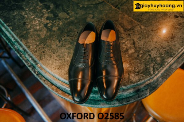 Giày tây da Oxford nam captoe cổ điển O2585 001