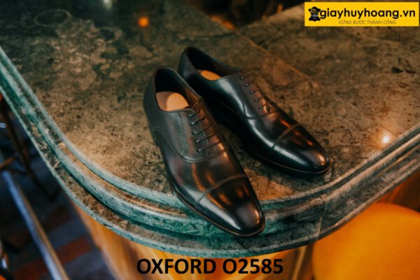 Giày tây da Oxford nam captoe cổ điển O2585 002