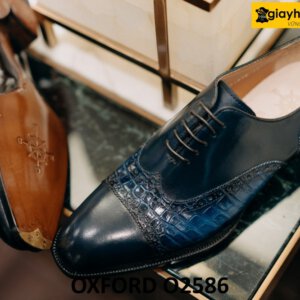 Giày da Oxford nam công sở thủ công cao cấp O2586 005