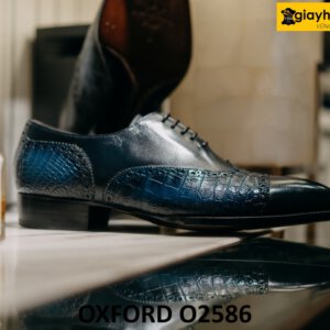Giày da Oxford nam công sở thủ công cao cấp O2586 003