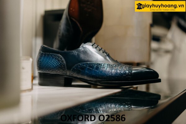 Giày da Oxford nam công sở thủ công cao cấp O2586 003