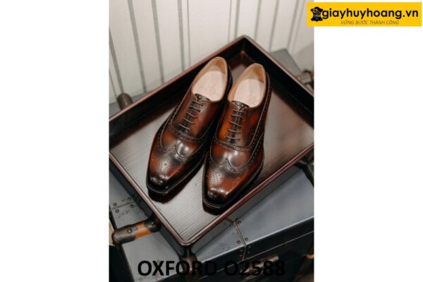 Giày Oxford nam đặt thiết kế theo mẫu cao cấp O2588 001