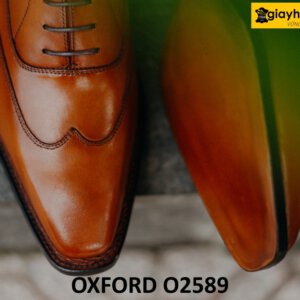 Giày tây Oxford nam mũi thon gọn nhọn O2589 002