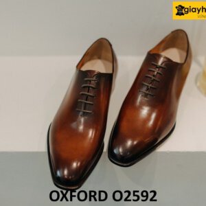 Giày da Oxford Wholecut nam mũi trơn không họa tiết O2592 001