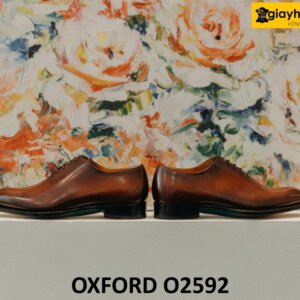 Giày da Oxford Wholecut nam mũi trơn không họa tiết O2592 003