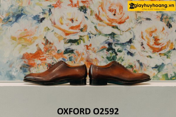 Giày da Oxford Wholecut nam mũi trơn không họa tiết O2592 003
