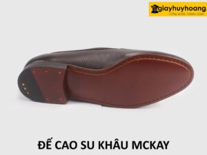 Mẫu đế cao su khâu đế mckay blake giày da nam cao cấp giayhuyhoangvn