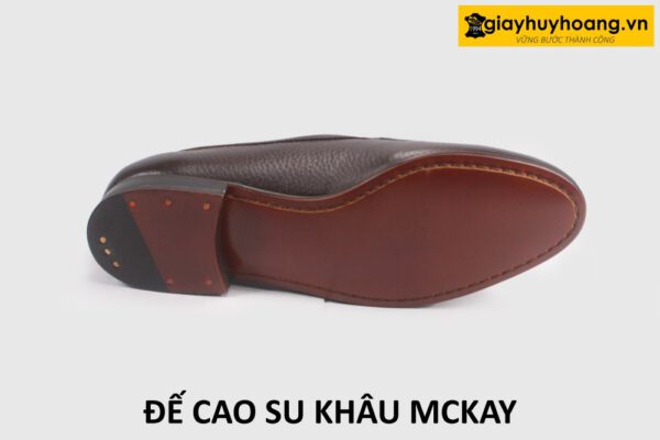 Mẫu đế cao su khâu đế mckay blake giày da nam cao cấp giayhuyhoangvn