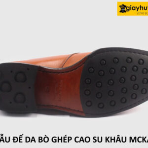 mẫu đế da bò ghép cao su giày tây nam cao cấp giayhuyhoangvn