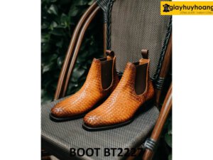 Giày cổ cao da nam thun hai bên Chelsea Boot BT2227 004