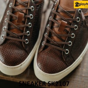 Giày da thể thao nam hàng hiệu thời trang sneaker SK2107 003