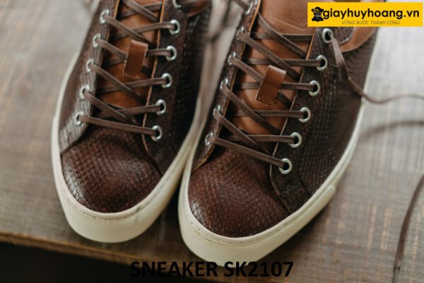 Giày da thể thao nam hàng hiệu thời trang sneaker SK2107 003