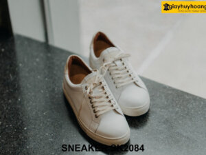 Giày da sneaker nam màu trắng phong cách SK2084 004